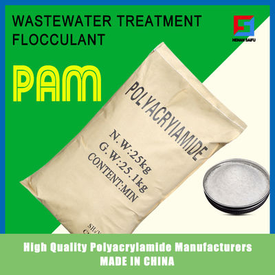 Polímero branco de PAM Chemical Water Treatment 9003-05-8 do pó