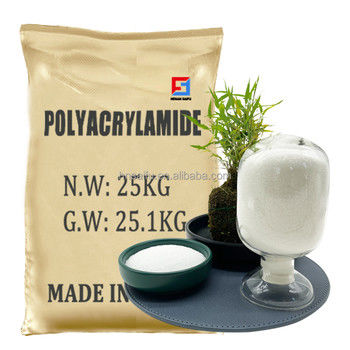 Polyacrylamide aniônico Cationic Nonionic do floculante químico multifuncional do tratamento da água