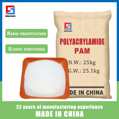 Tratamento da água químico do floculante aniônico APAM do Polyacrylamide