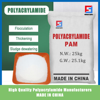 Lama aniônica de PAM Chemical For Mining Sewage do floculante do Polyacrylamide que seca