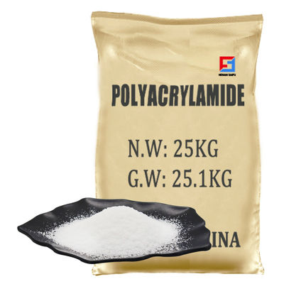 9003-05-8 pó aniônico do floculante do Polyacrylamide para o tratamento de águas residuais da fabricação de papel